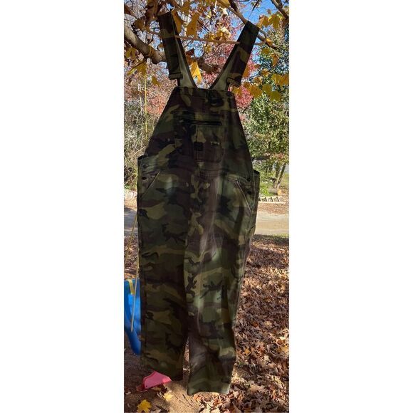 Camo Pointer Vintage Hiphop distressed Camouflage Overalls Pointer Brand Overval - Picture 7 of 13